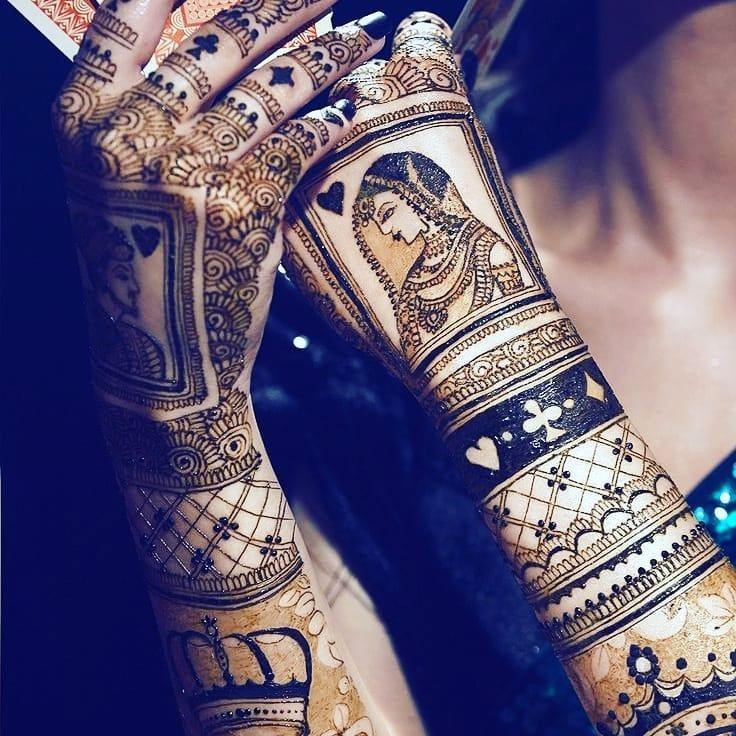 Bridal Mehandi design for full hand using pencil sketch || Rakhi Mehandi  design for hand 2020 - YouTube