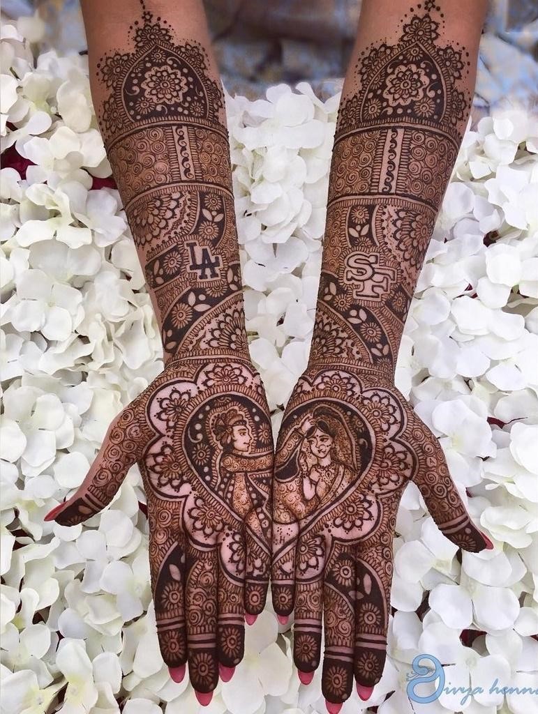 Simple Bridal Mehndi Design with Little Flowers | Henna Desi… | Flickr-daiichi.edu.vn