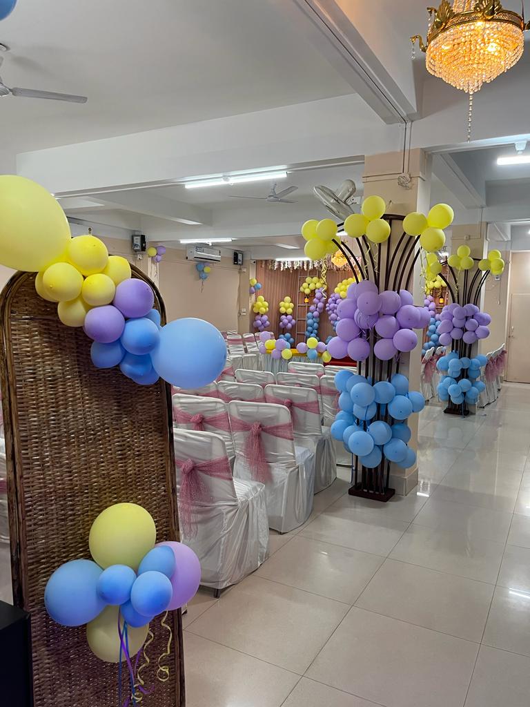 Colourful balloons decoration.