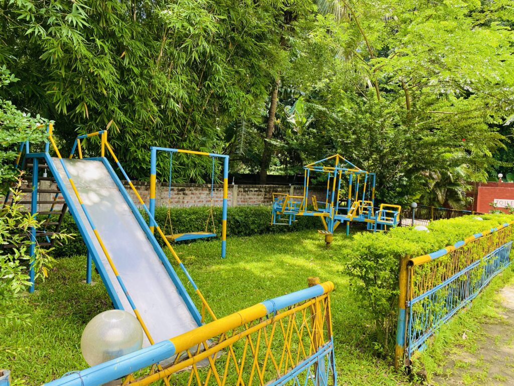 Playing area for children in the resort.