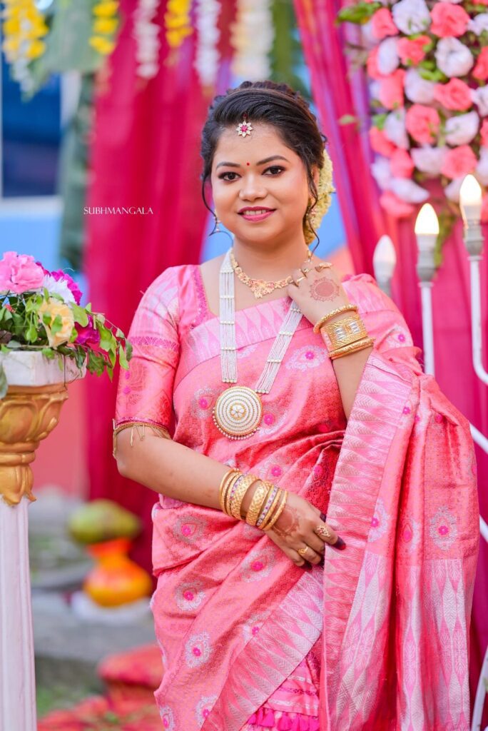Assamese smiling girl.