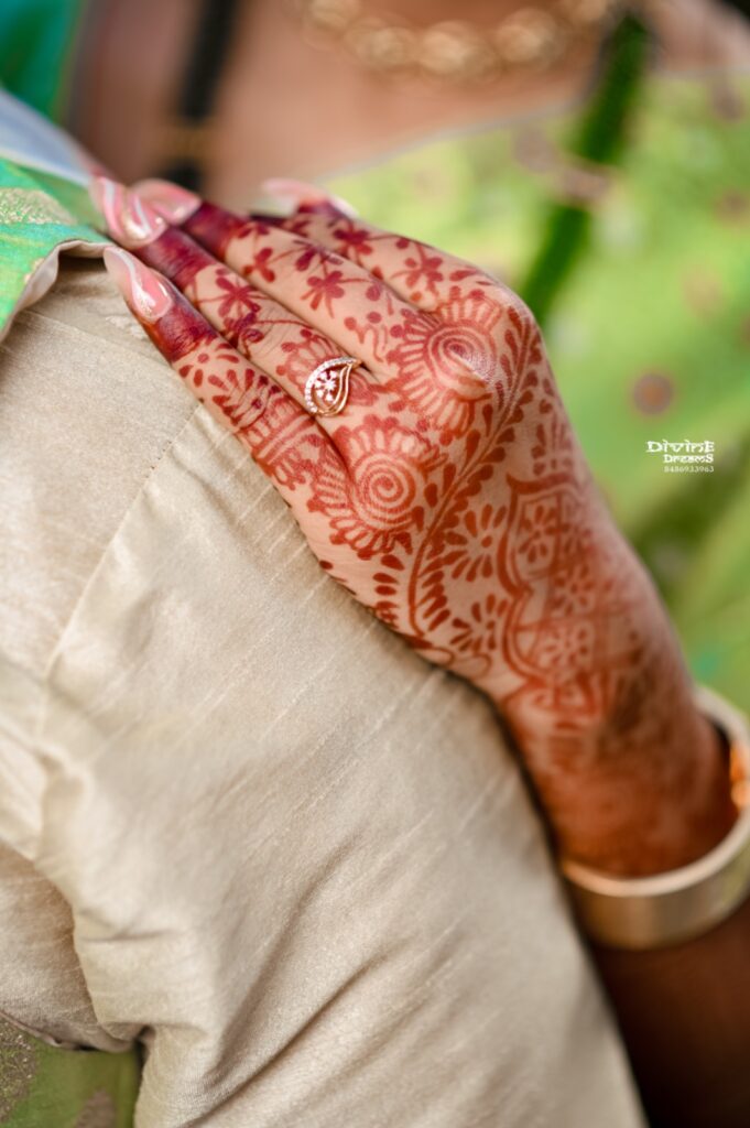 Mehndi designs for hands.