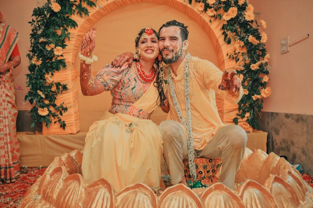 Bridal and groom photoshoot in Guwahati.