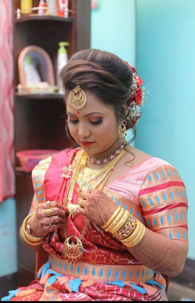 Makeup by Sangita Kalita in Guwahati.