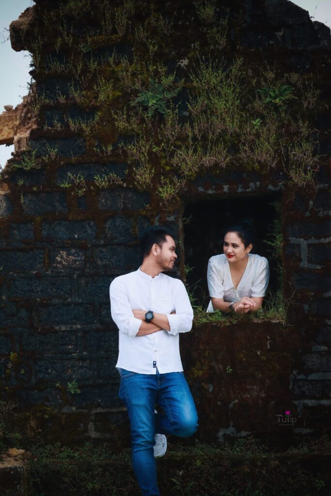 Outdoor couple photography in Assam